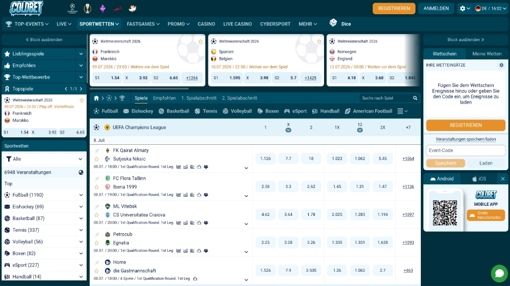 coldbet sport